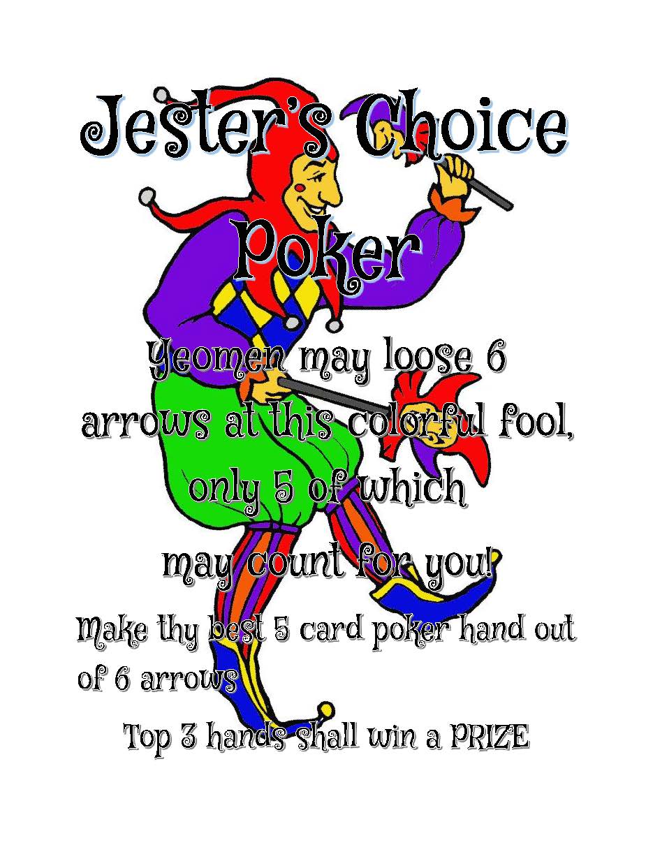 Jester's Choice Archery Shoot - PDF is available
